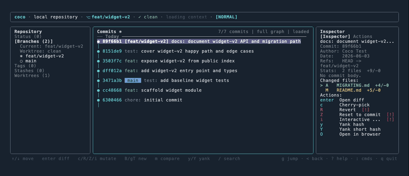 coco ui — Nightfox theme