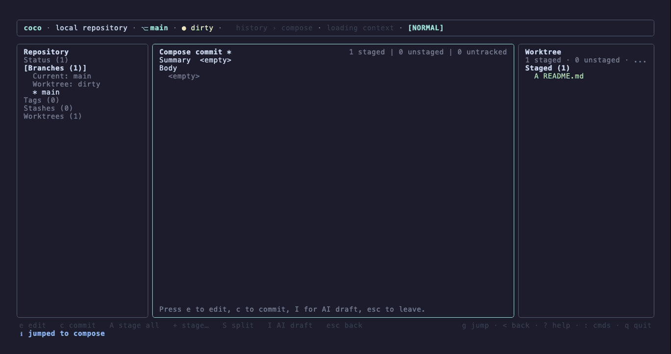 Compose with AI draft
