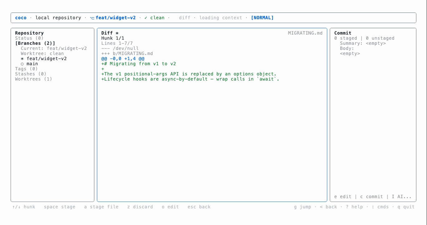 The diff view in the github-light theme